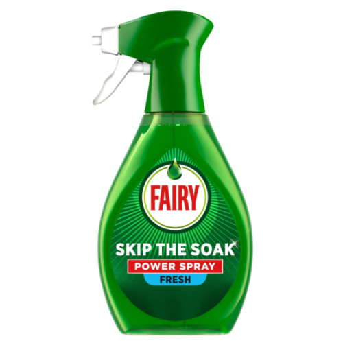 Спрей-пенка для мытья посуды Fairy Skip The Soak Power Spray Fresh, 500 мл